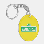 Sesamstraße | Grünes Logo Schlüsselanhänger (Vorderseite links)