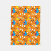 Sesamstraße Halloween Bats & Ghosts Muster Fleecedecke (Vorderseite)