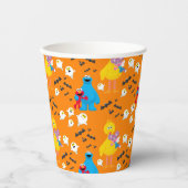 Sesamstraße Halloween Bats & Ghosts Muster Pappbecher (Vorderseite)