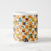 Sesamstrasse Halloween Kegelmuster Jumbo-Tasse (Vorderseite)