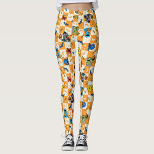 Sesamstrasse Halloween Kegelmuster Leggings