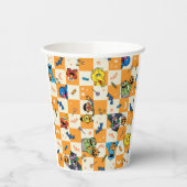 Sesamstrasse Halloween Kegelmuster Pappbecher (Links)