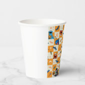 Sesamstrasse Halloween Kegelmuster Pappbecher (Vorderseite)