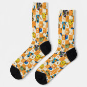 Sesamstrasse Halloween Kegelmuster Socken (Linkes Detail)
