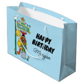 Sesamstraße | Happy Birthday Große Geschenktüte (Rückseite Schrägansicht)