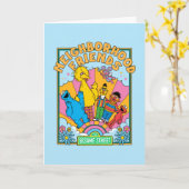 Sesamstraße | Happy Birthday Karte (Gelbe Blume)