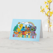 Sesamstraße | Happy Birthday Karte (Gelbe Blume)