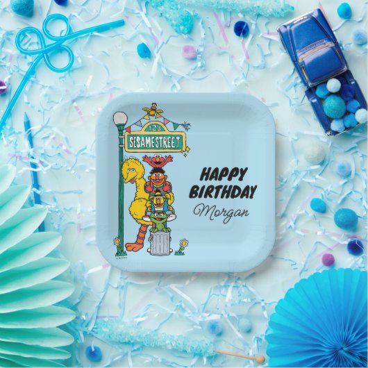 Sesamstraße | Happy Birthday Pappteller (Party)
