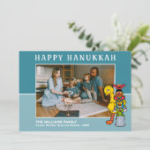 Sesamstraße | Happy Hanukkah Feiertagskarte (Stehend Vorderseite)