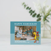 Sesamstraße | Happy Hanukkah Feiertagspostkarte (Stehend Vorderseite)
