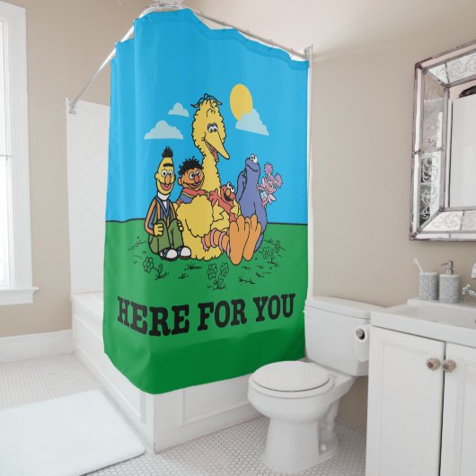 Sesamstraße | Hier für Sie Duschvorhang (Beispiel)