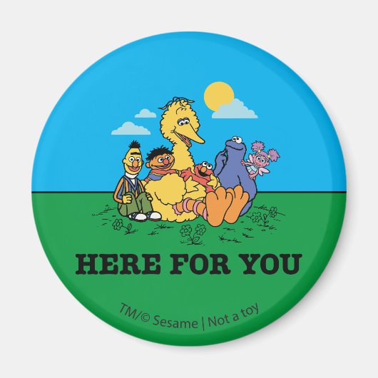 Sesamstraße | Hier für Sie Magnet (Vorne)