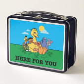 Sesamstraße | Hier für Sie Metall Brotdose (Vorderseite)