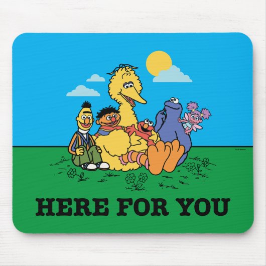 Sesamstraße | Hier für Sie Mousepad (Vorne)