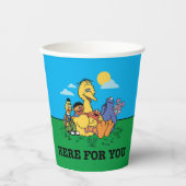 Sesamstraße | Hier für Sie Pappbecher (Vorderseite)