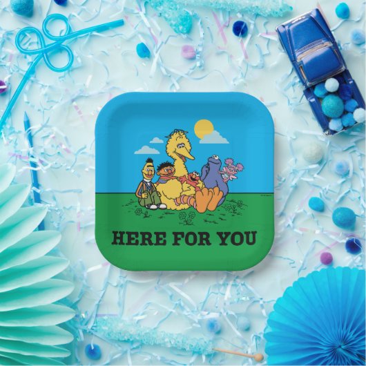 Sesamstraße | Hier für Sie Pappteller (Party)