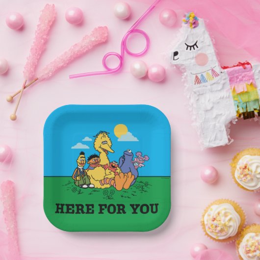 Sesamstraße | Hier für Sie Pappteller (Party)