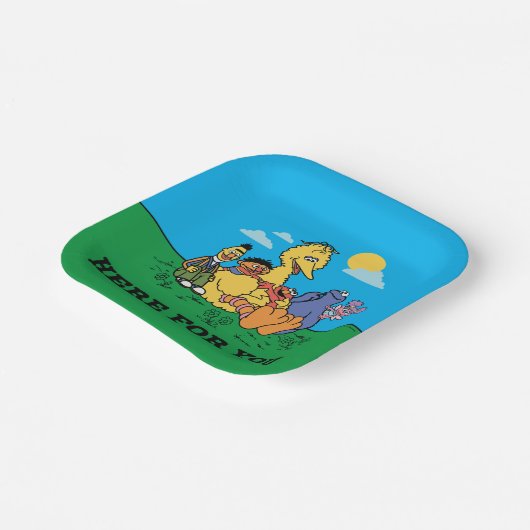 Sesamstraße | Hier für Sie Pappteller (Gewinkelt)