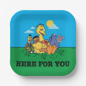 Sesamstraße | Hier für Sie Pappteller (Vorderseite)