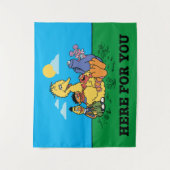 Sesamstraße | Hier für Sie Wandteppich (Vorderseite)