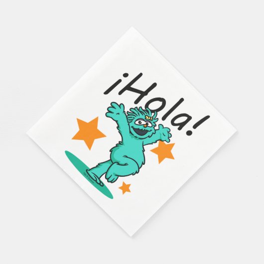 Sesamstraße | ¡Hola! Rosita Serviette (Ecke)
