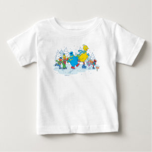 Sesamstraße Ice Skaten Friends Baby T-shirt