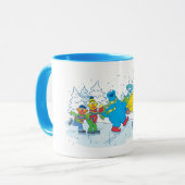 Sesamstraße | Ice Skaten Friends Tasse (Vorderseite Links)