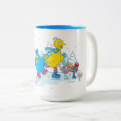 Sesamstraße | Ice Skaten Friends Zweifarbige Tasse (VorderseiteRechts)