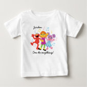 Sesamstraße | Julia, Elmo & Abby Dancing Baby T-shirt (Vorderseite)
