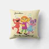 Sesamstraße | Julia, Elmo & Abby Dancing Kissen (Rückseite)