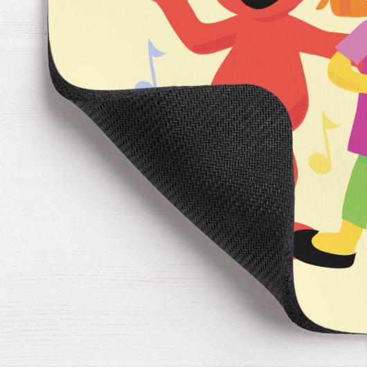 Sesamstraße | Julia, Elmo & Abby Dancing Mousepad (Ecke)