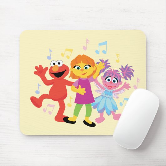Sesamstraße | Julia, Elmo & Abby Dancing Mousepad (Mit Mouse)
