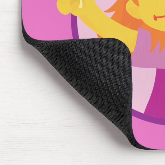 Sesamstraße Julia Holding Feather Mousepad (Ecke)