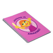 Sesamstraße Julia Holding Feather Notizblock (Rechte Seite)