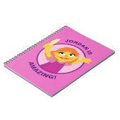 Sesamstraße Julia Holding Feather Notizblock (Linke Seite)