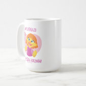 Sesamstraße | Julia Pink Heart Kaffeetasse (Vorderseite Links)