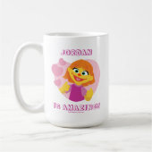 Sesamstraße | Julia Pink Heart Kaffeetasse (Links)