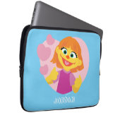 Sesamstraße | Julia Pink Heart Laptopschutzhülle (Vorne Rechts)