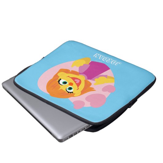 Sesamstraße | Julia Pink Heart Laptopschutzhülle (Vorne Knopf)
