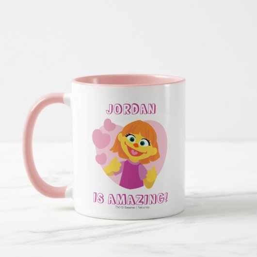 Sesamstraße | Julia Pink Heart Tasse (Links)