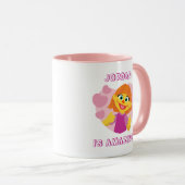 Sesamstraße | Julia Pink Heart Tasse (VorderseiteRechts)