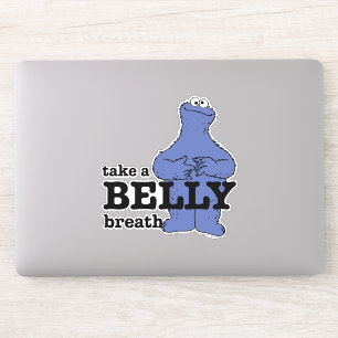 Sesamstraße Keksmonster atmen Aufkleber