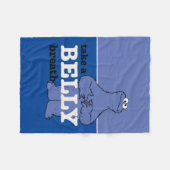 Sesamstraße | Keksmonster atmen Fleecedecke (Vorderseite (Horizontal))