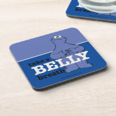 Sesamstraße | Keksmonster atmen Getränkeuntersetzer (Linke Seite)