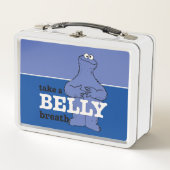 Sesamstraße | Keksmonster atmen Metall Brotdose (Vorderseite)