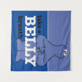 Sesamstraße | Keksmonster atmen Wandteppich (Vorderseite (Horizontal))