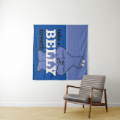 Sesamstraße | Keksmonster atmen Wandteppich (Beispiel (Horizontal))