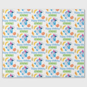 Sesamstraße Keksmonster Food Truck Geschenkpapier (Flach)