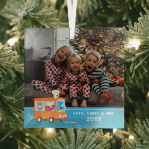 Sesamstraße Keksmonster Food Truck Ornament Aus Glas