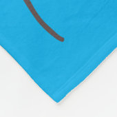 Sesamstraße | Keksmonster hell Fleecedecke (Ecke)